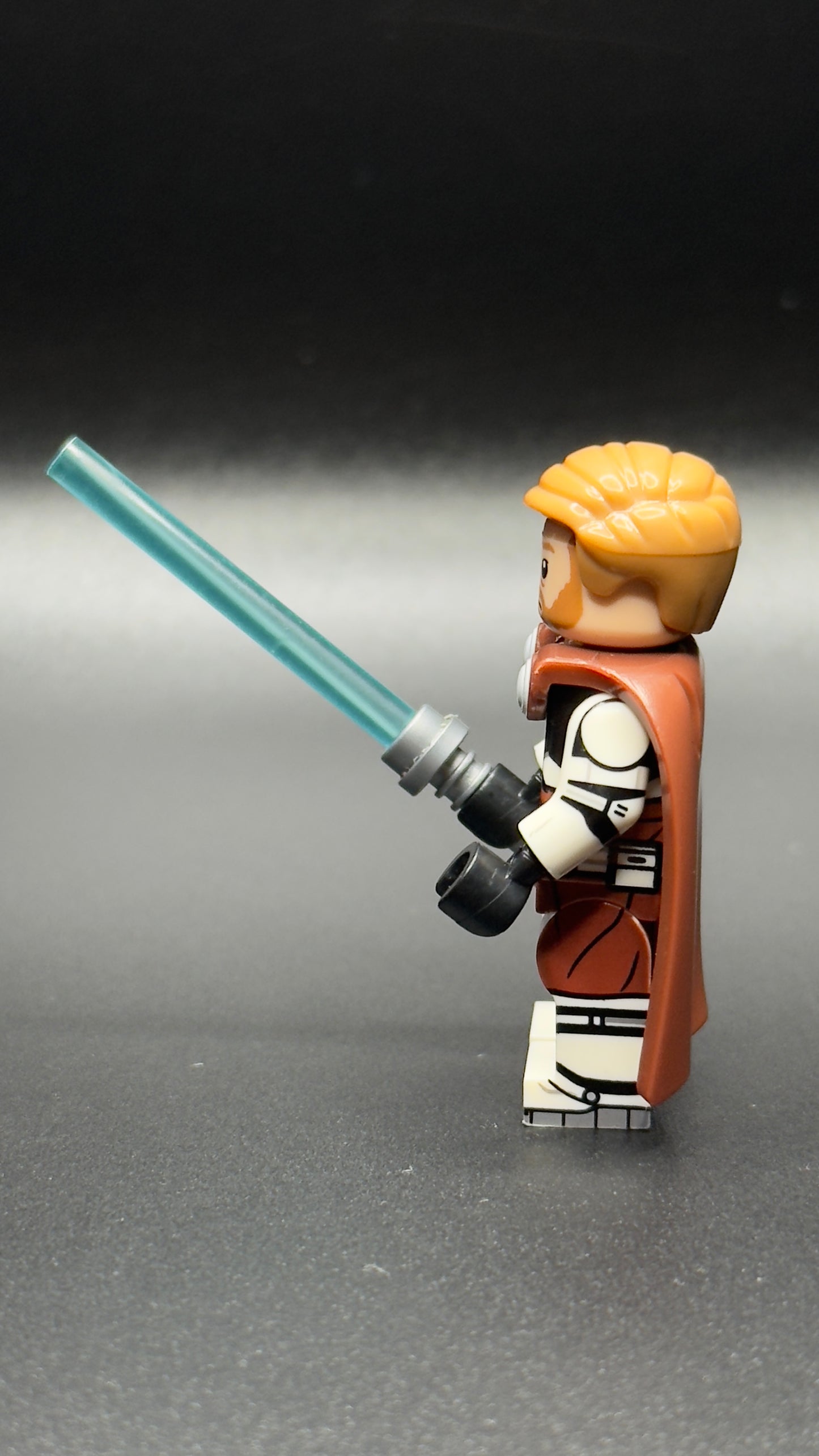 Obi-wan Kenobi Custom Star Wars Minifigure, Jedi Master Brick Toy!