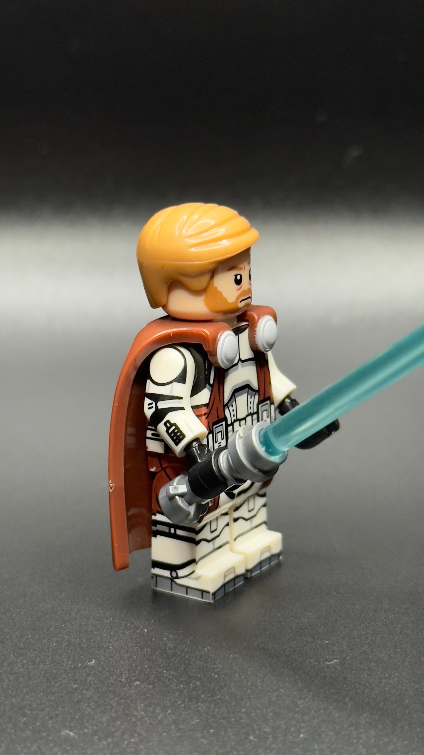Obi-wan Kenobi Custom Star Wars Minifigure, Jedi Master Brick Toy!