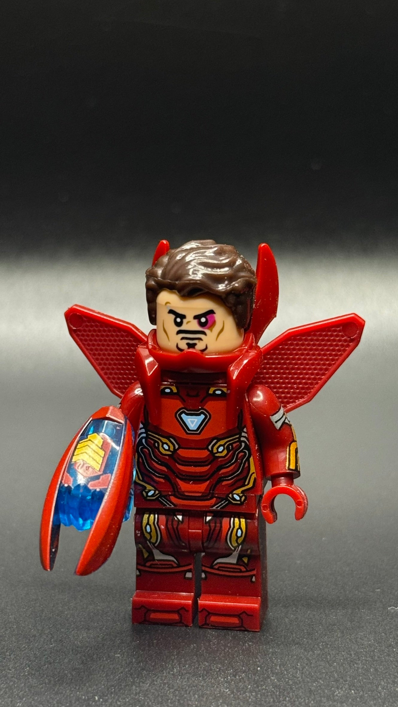 Iron Man Custom Marvel Minifigure, Comic Book Superhero Brick Toy!