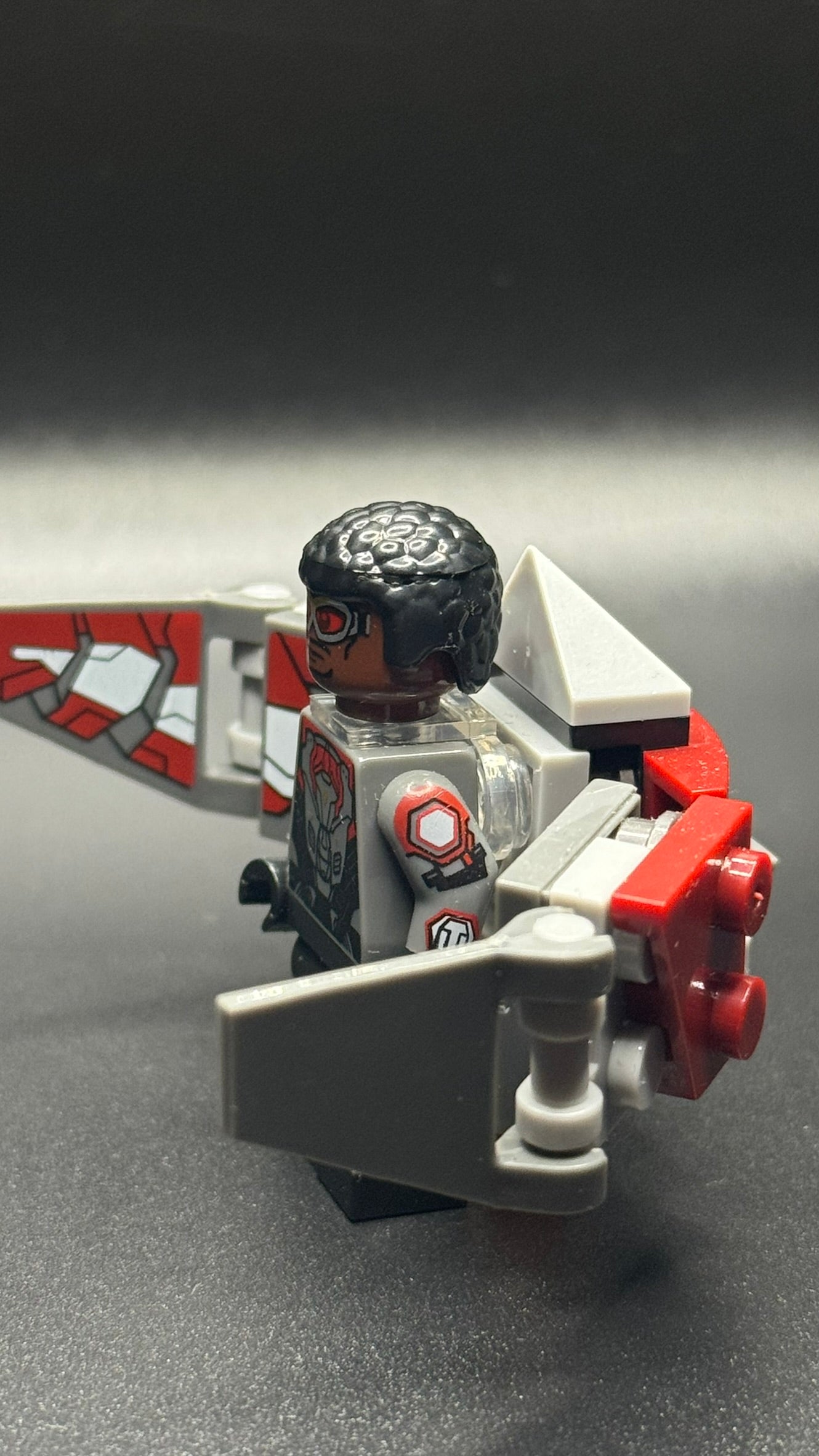 The Falcon (Sam Wilson) Custom Marvel Minifigure, Comic Book Superhero Brick Toy