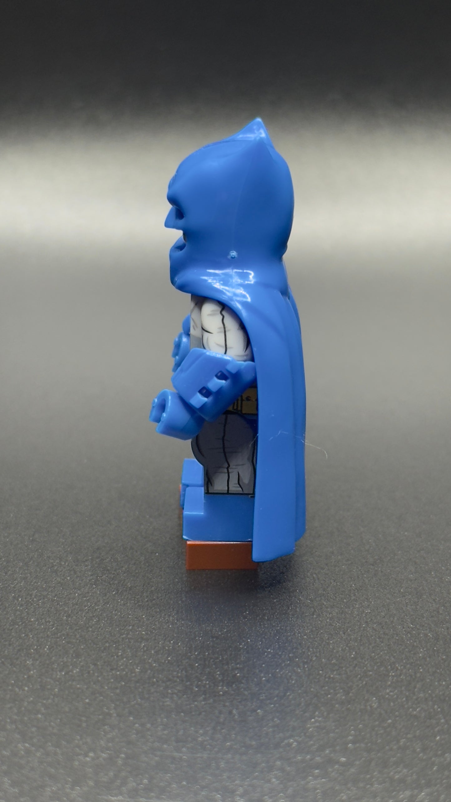 Custom Blue Suit Batman Minifigure – Classic DC Superhero Brick Figure