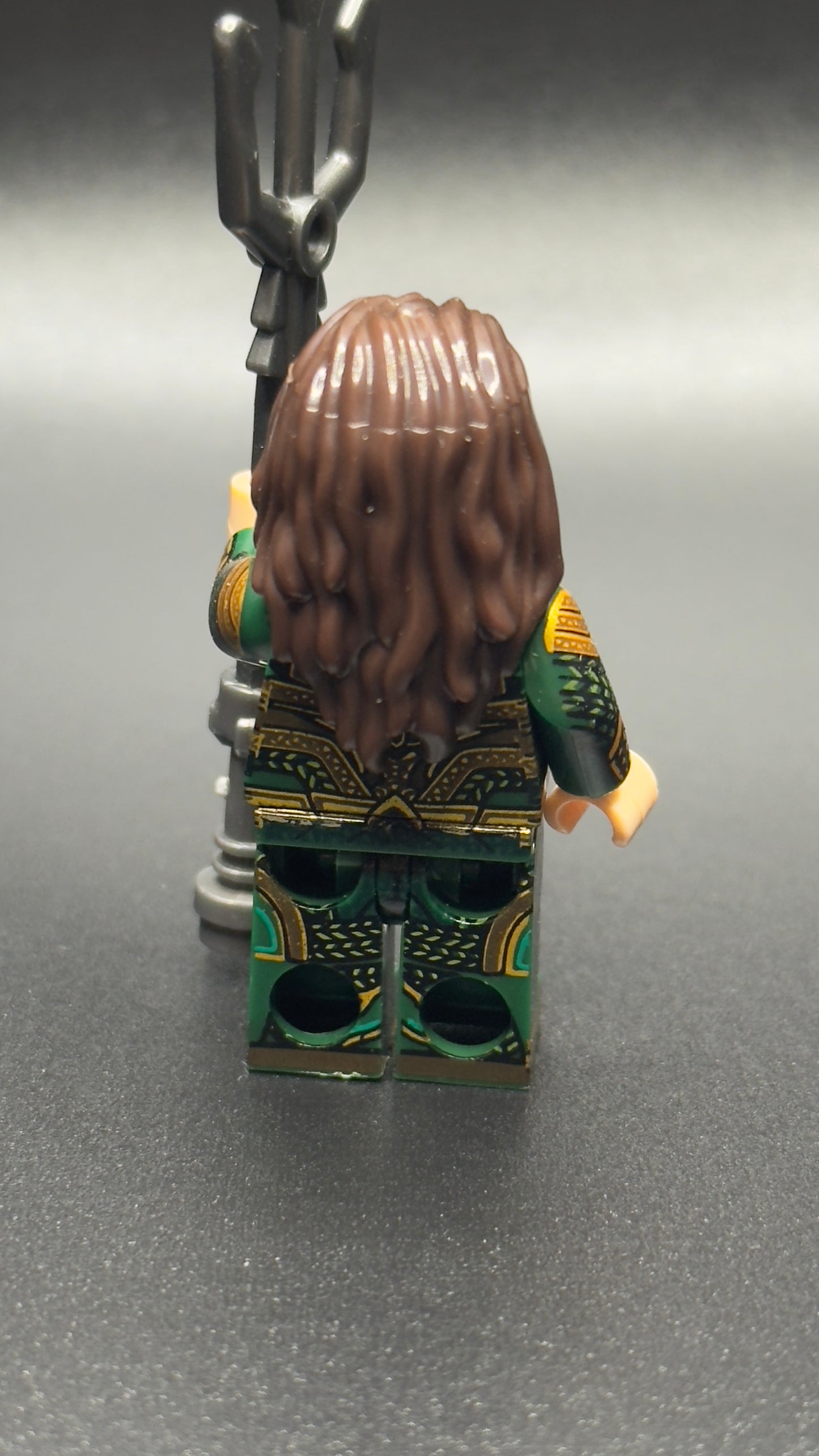 Custom Jason Momoa Aquaman Minifigure – DC Superhero Brick Figure