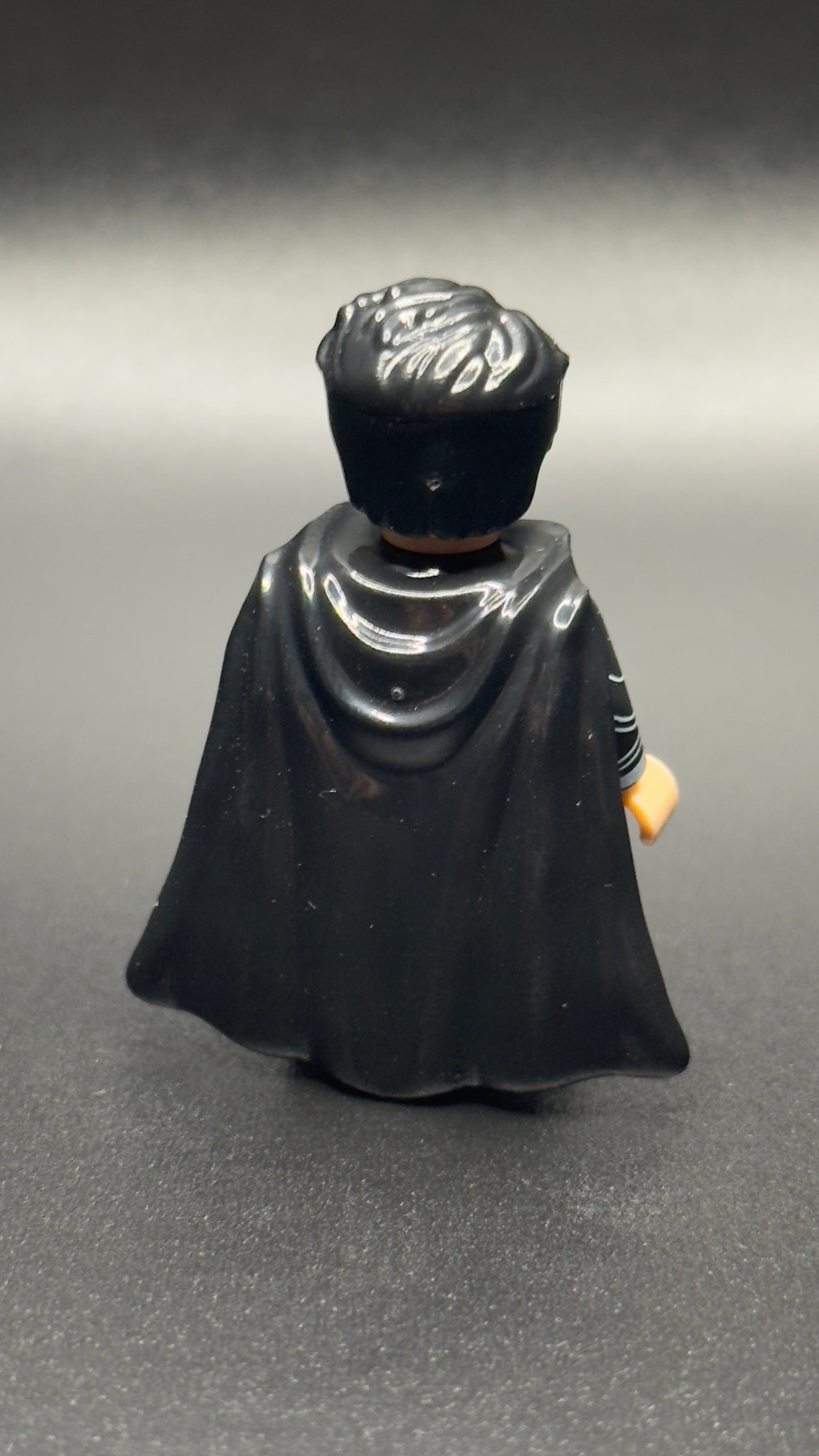 Custom Black Suit Superman Minifigure – DC Superhero Brick Figure