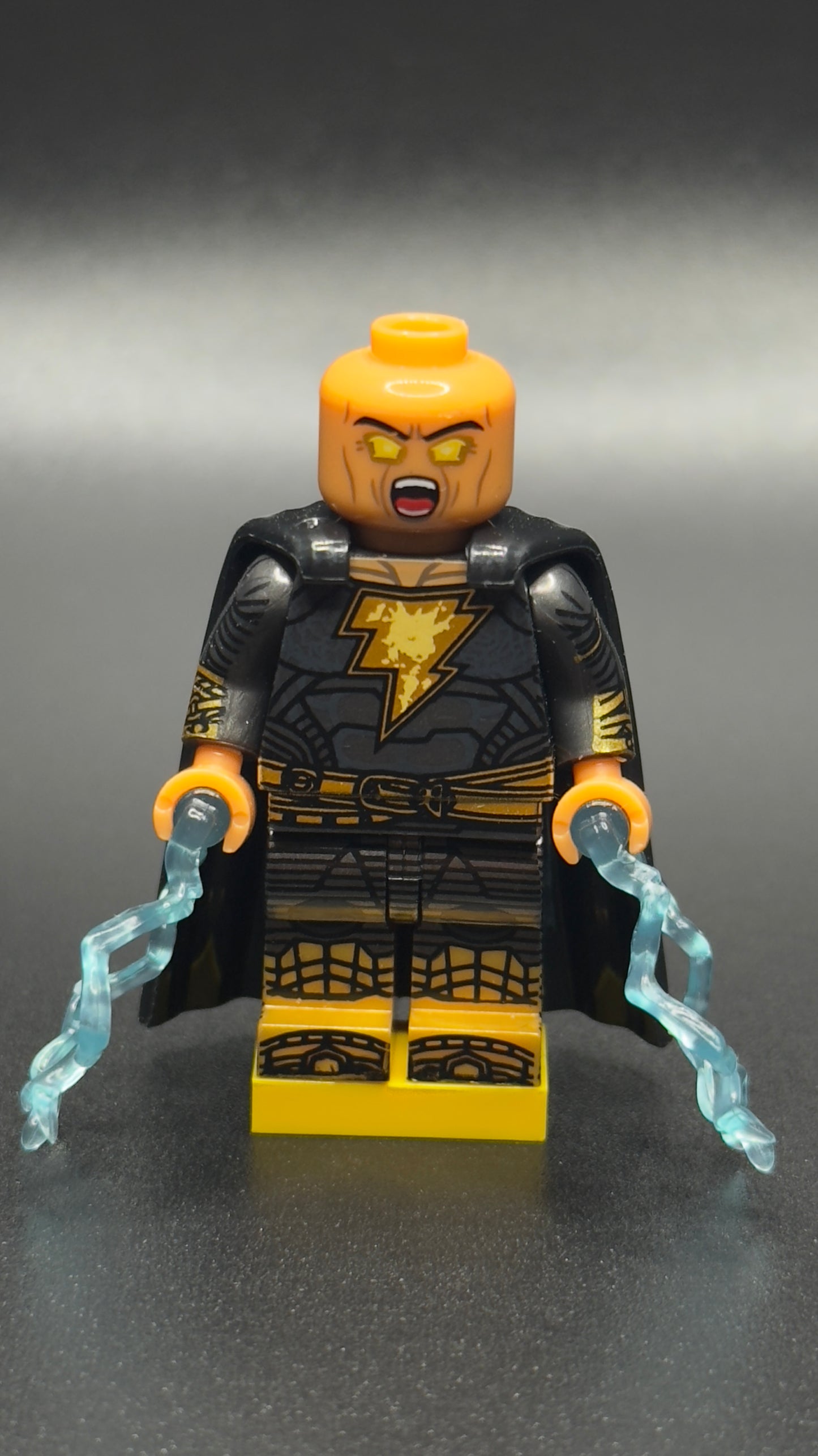 Custom Black Adam Minifigure – DC Anti-Hero Brick Figure