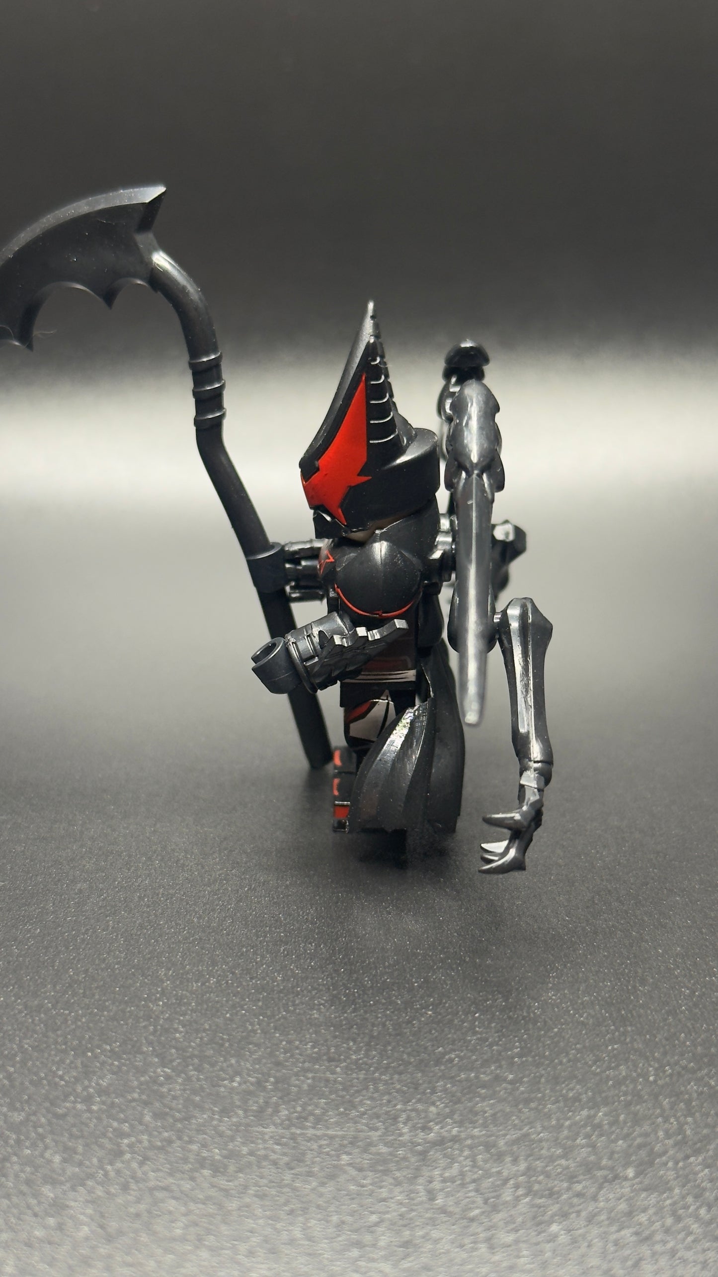 Custom Batman with Scythe Minifigure – DC Dark Multiverse Brick Figure