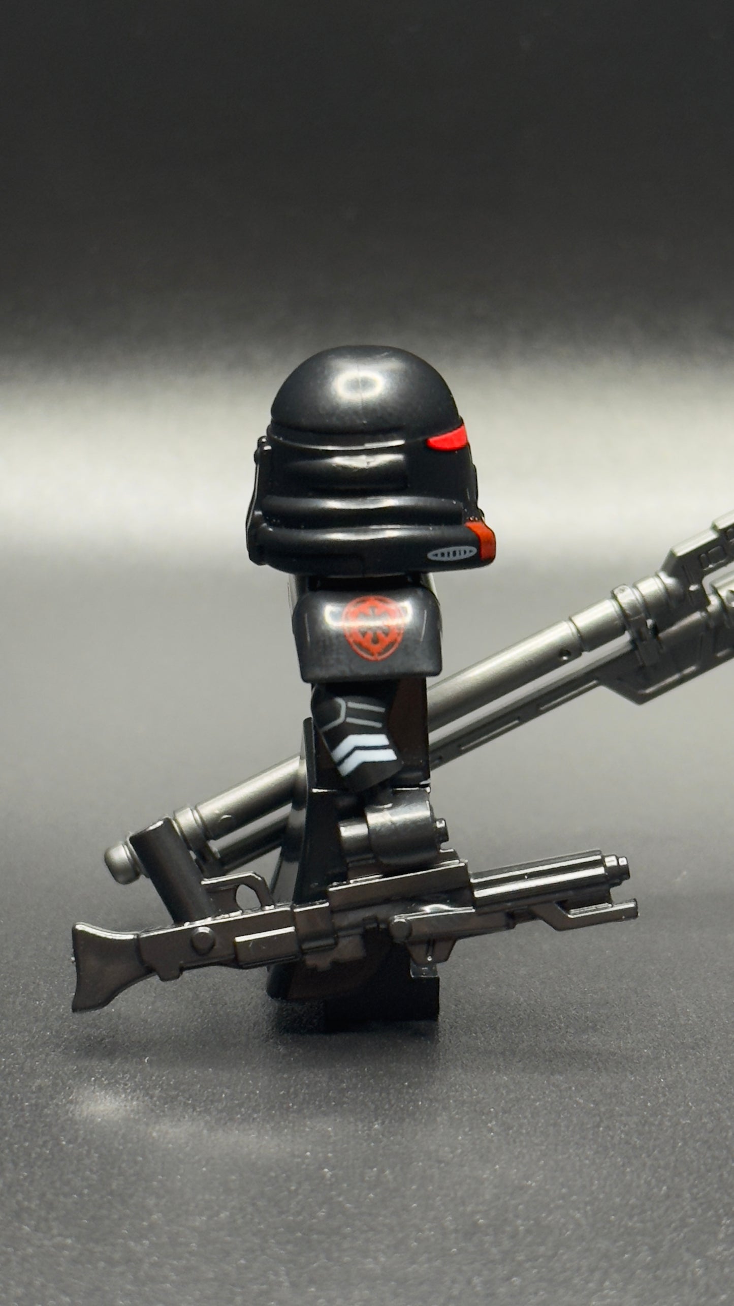 Custom Imperial Purge Captain Minifigure – Star Wars Dark Trooper Commander