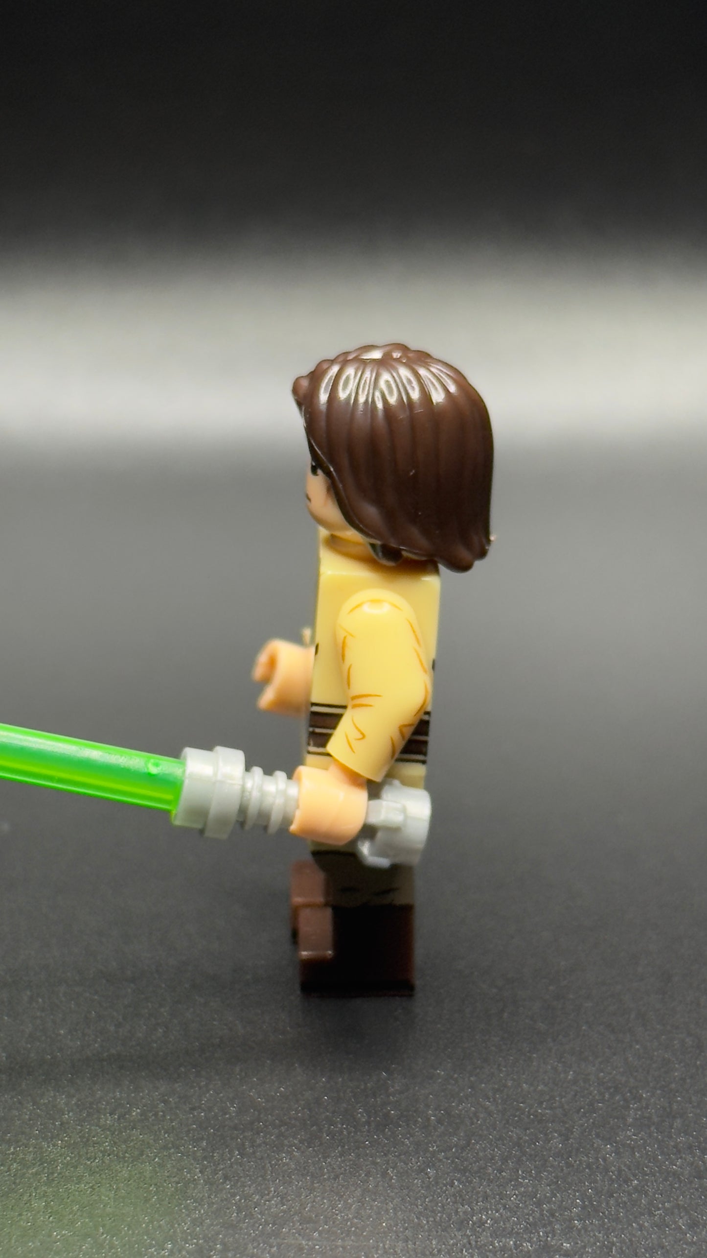 Custom Young Qui-Gon Jinn Minifigure – Star Wars Jedi Padawan