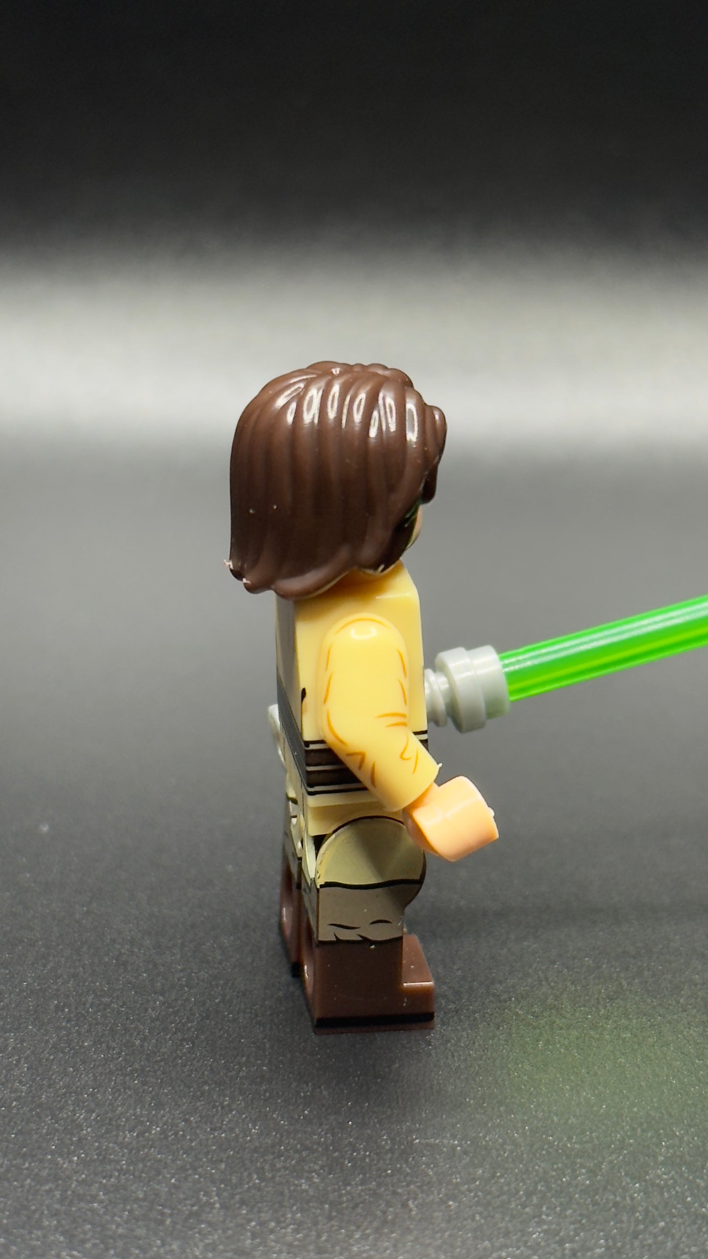 Custom Young Qui-Gon Jinn Minifigure – Star Wars Jedi Padawan