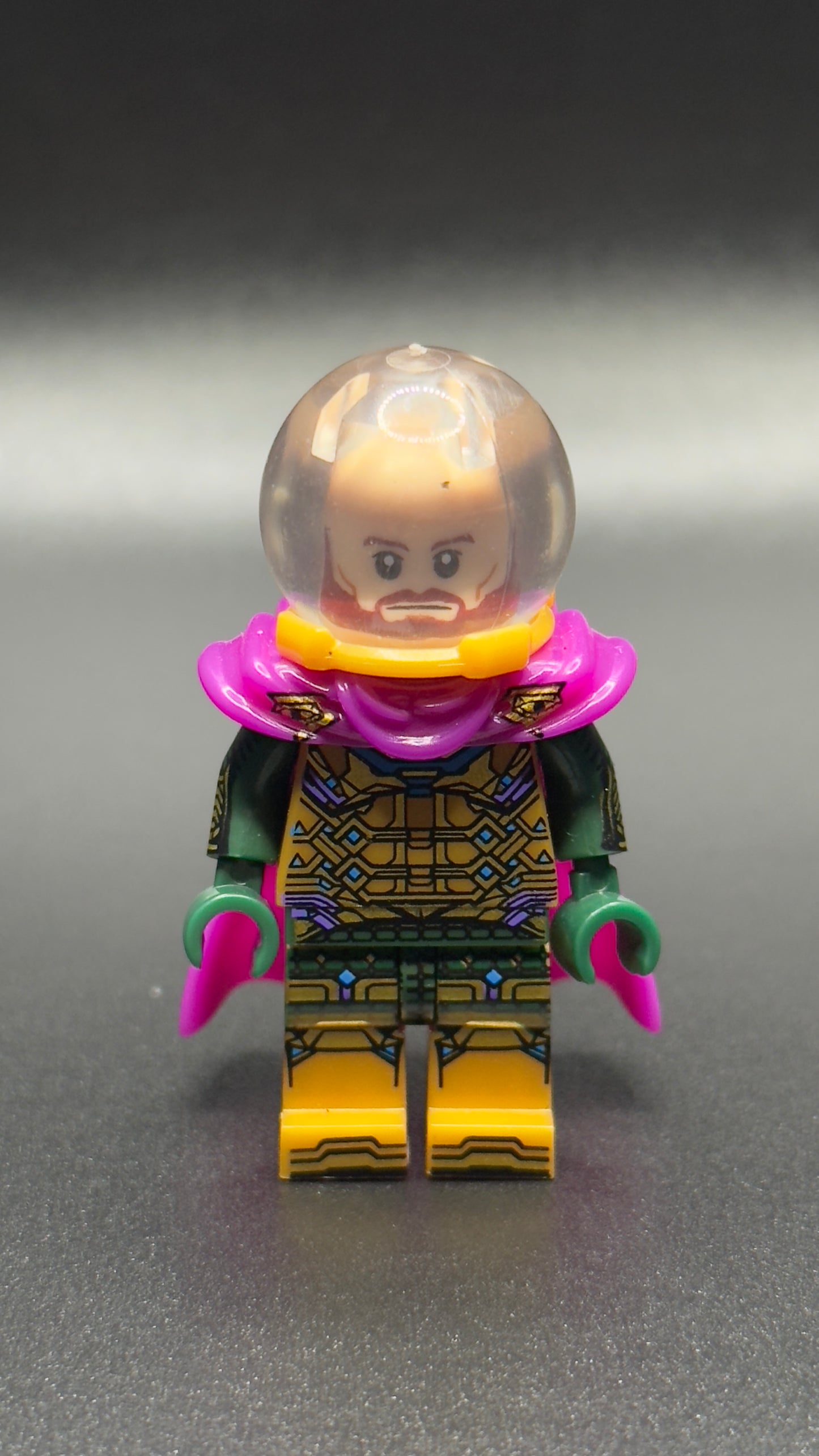 Custom Mysterio Minifigure – Marvel Spider-Man Villain