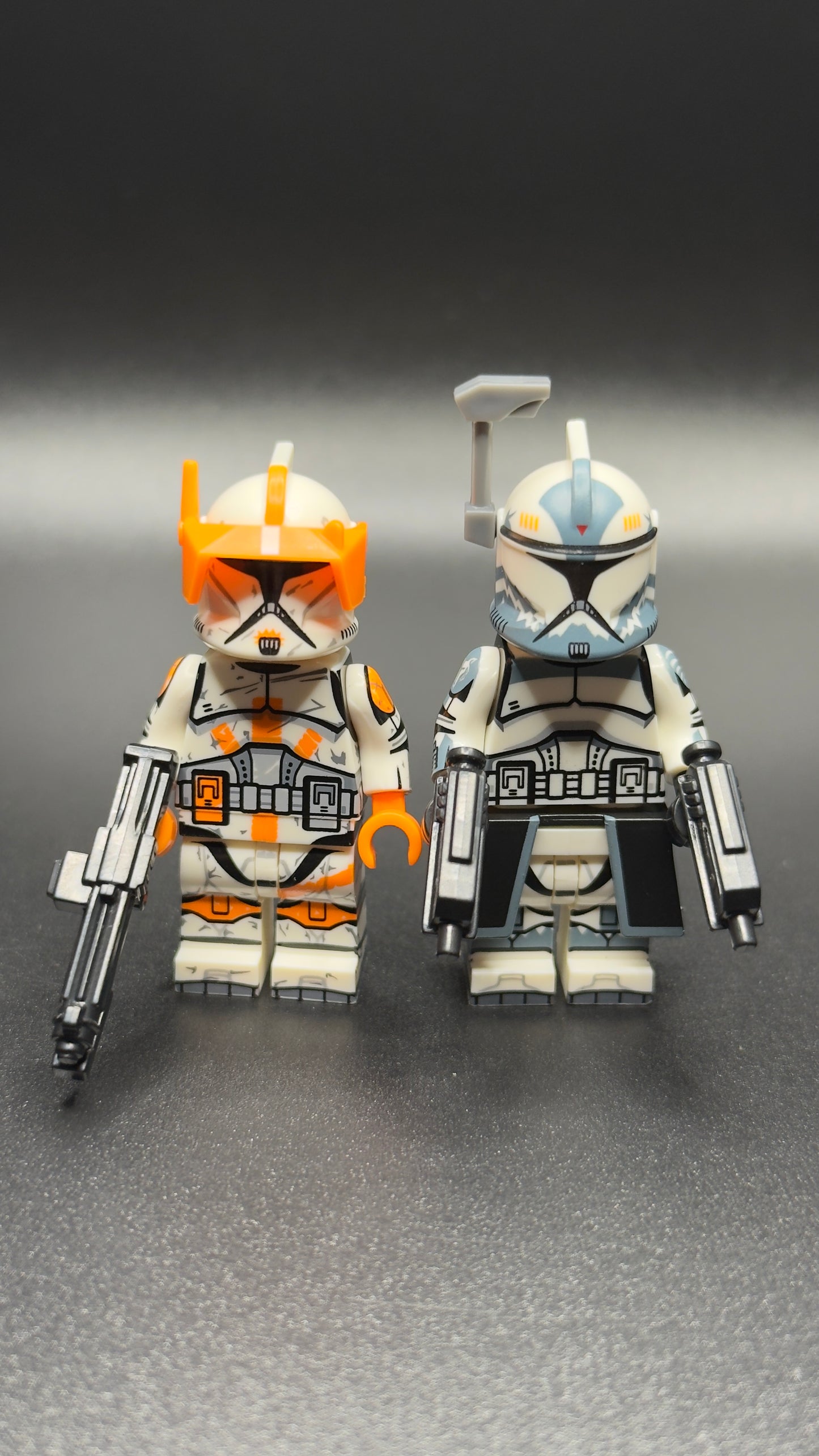 Custom Commander Cody & Commander Wolffe Star Wars Clone Troopers