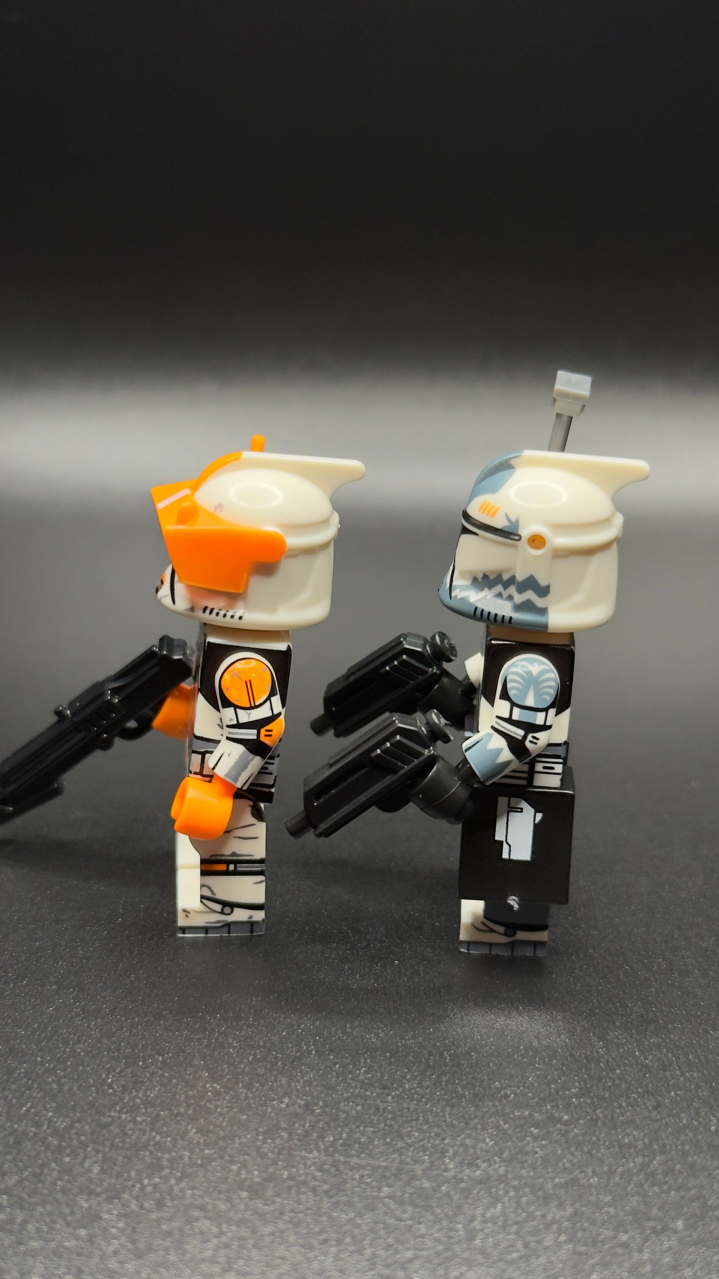 Custom Commander Cody & Commander Wolffe Star Wars Clone Troopers