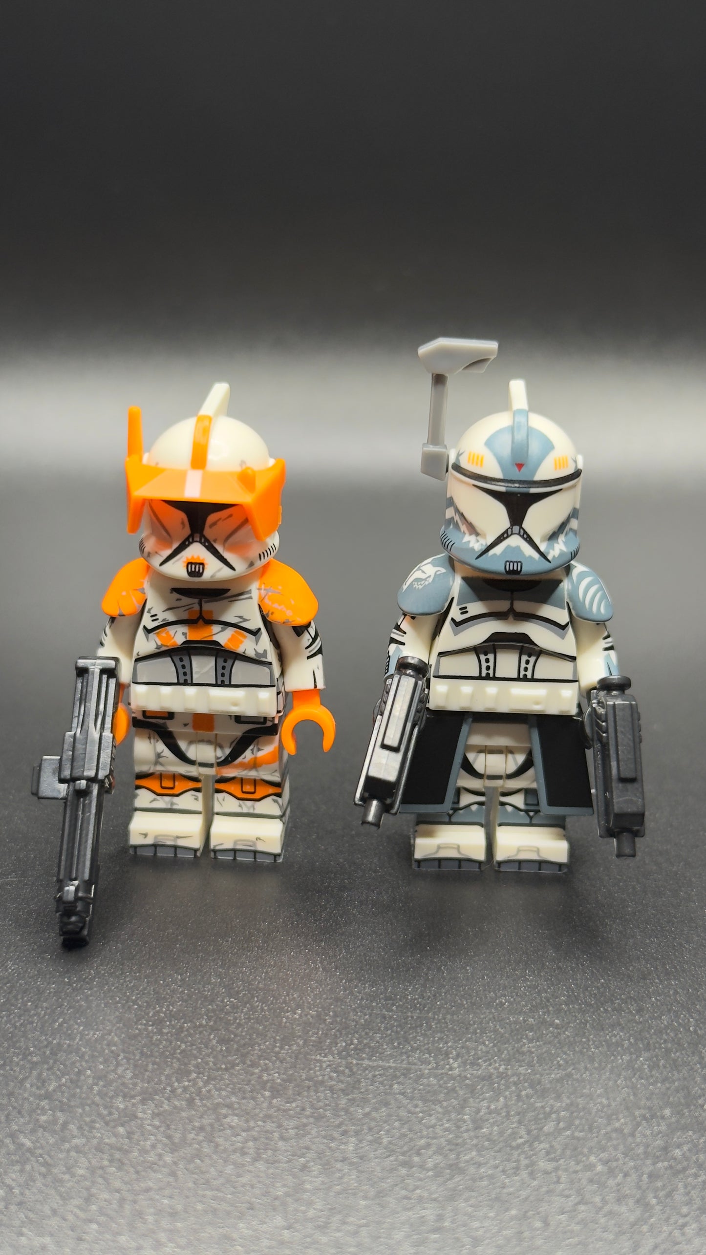 Custom Commander Cody & Commander Wolffe Star Wars Clone Troopers