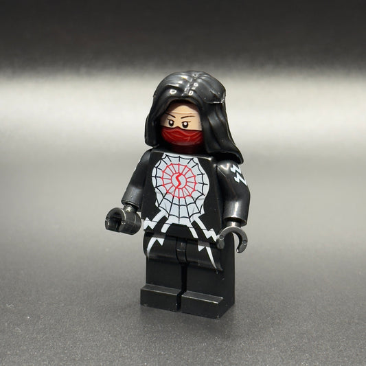 Silk Custom Minifigure, Marvel Spider-Man , Comic Book Superhero Brick Toy!