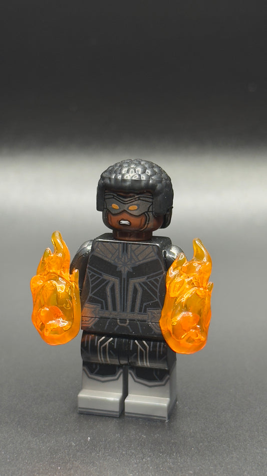Captain Marvel Custom Marvel Minifigure, Comic Book Superhero Brick Toy!
