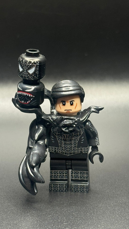 Venom Custom Marvel Minifigure, Comic Book Superhero Brick Toy!