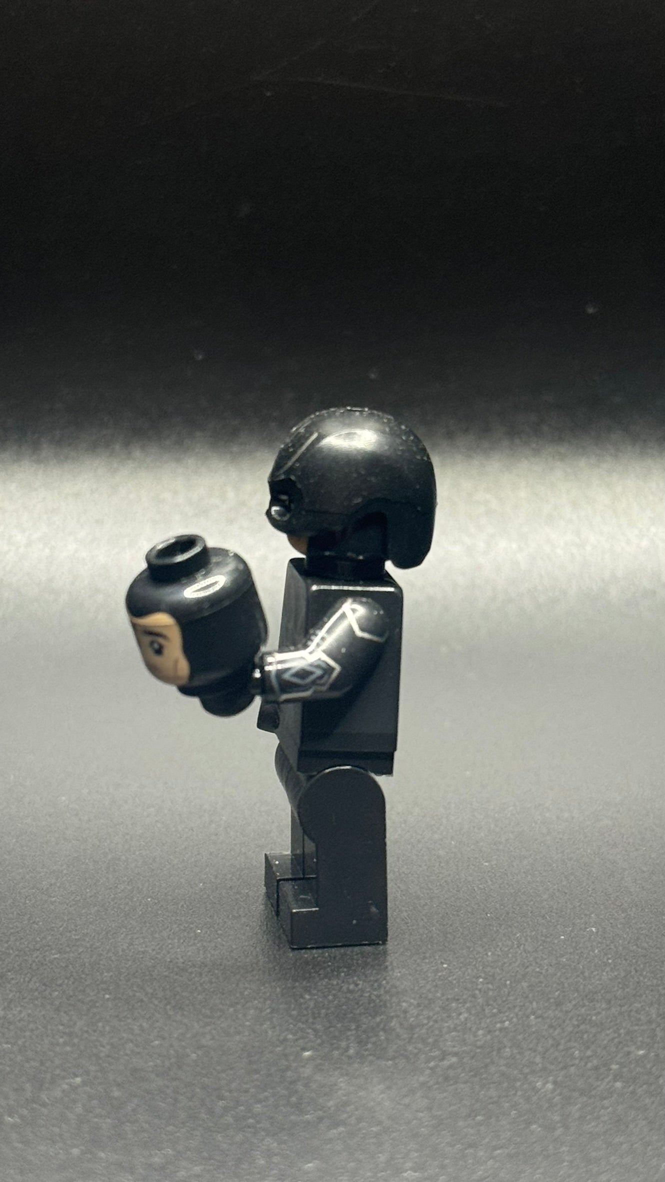 Black Bolt Custom Marvel Minifigure, Comic Book Superhero Brick Toy!