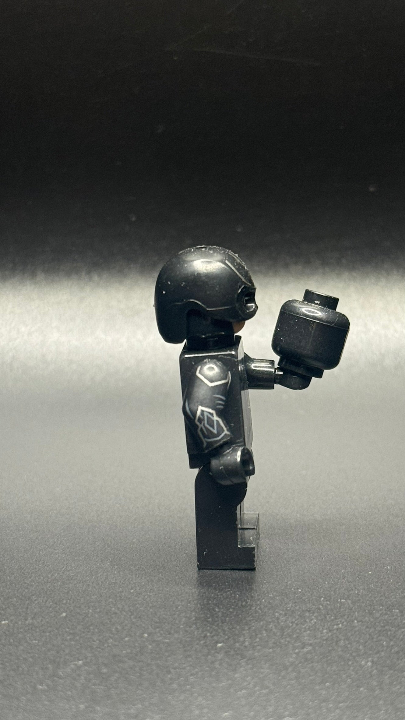 Black Bolt Custom Marvel Minifigure, Comic Book Superhero Brick Toy!