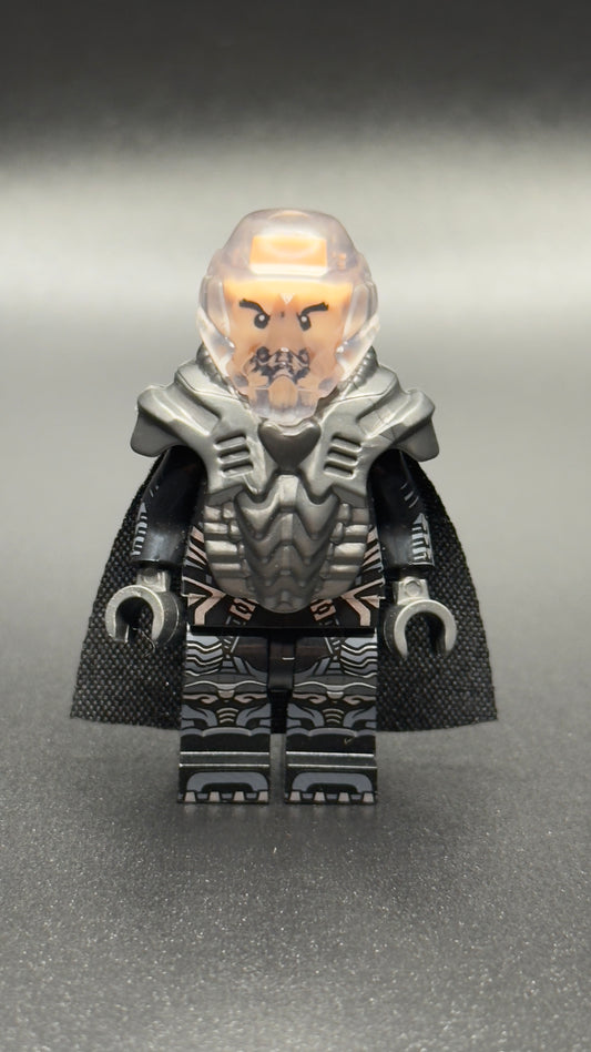 Custom General Zod Minifigure – DC Supervillain Brick Figure by Man of Steel