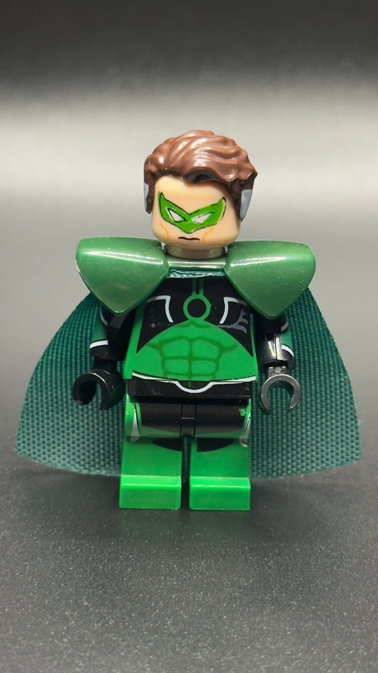 Custom Green Lantern Minifigure – DC Superhero Brick Figure Inspired by Hal Jord