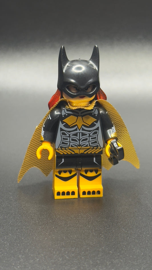 Custom Batgirl Minifigure – DC Superhero Brick Figure Inspired by Barbara Gordon