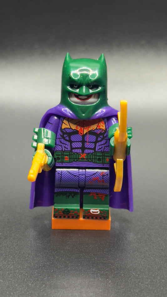 Custom Joker Batman Minifigure – DC Villain Brick Figure