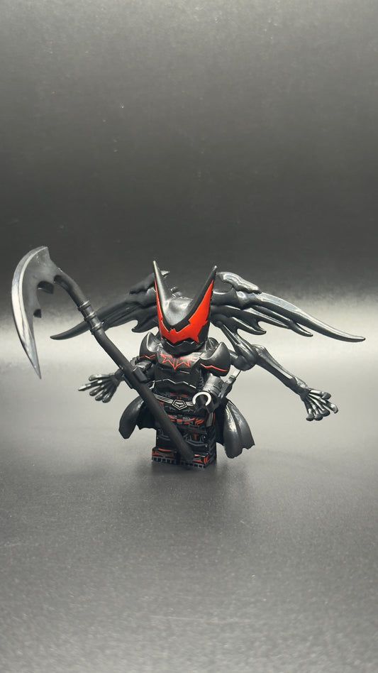 Custom Batman with Scythe Minifigure – DC Dark Multiverse Brick Figure