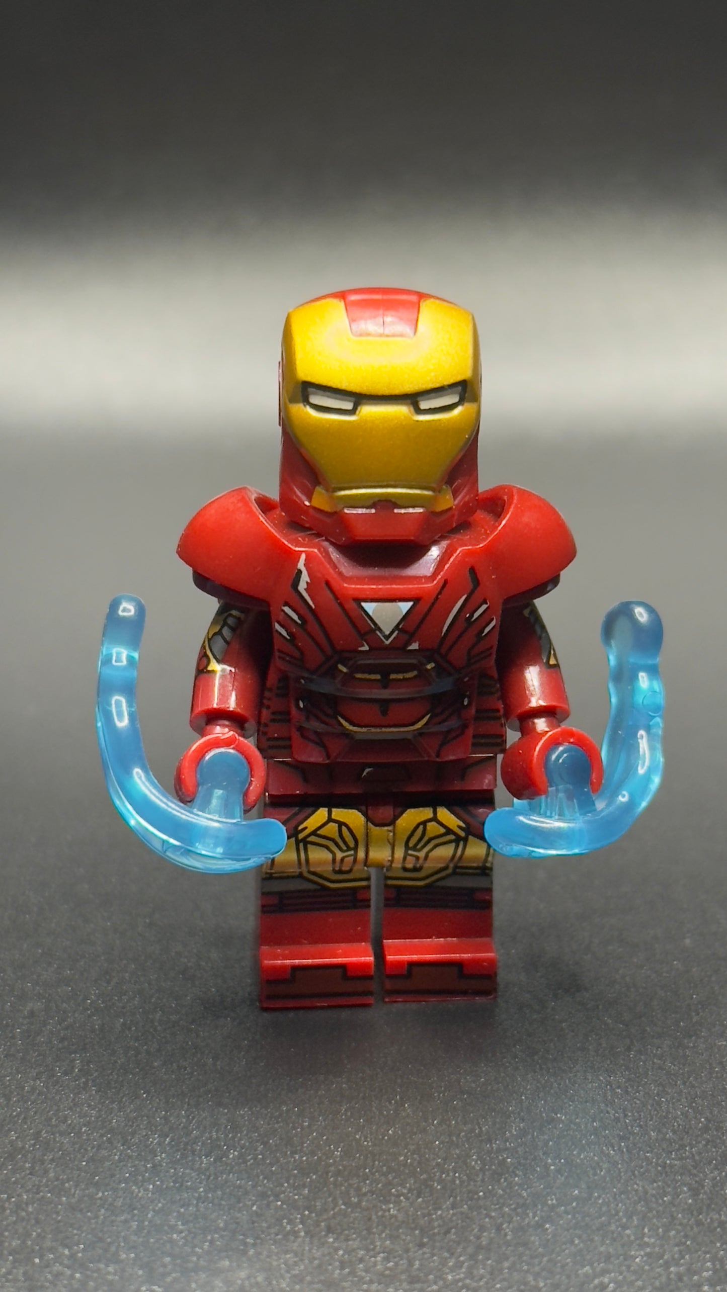 Custom Iron Man Minifigure – Marvel Tony Stark Avengers Mini Action Figure