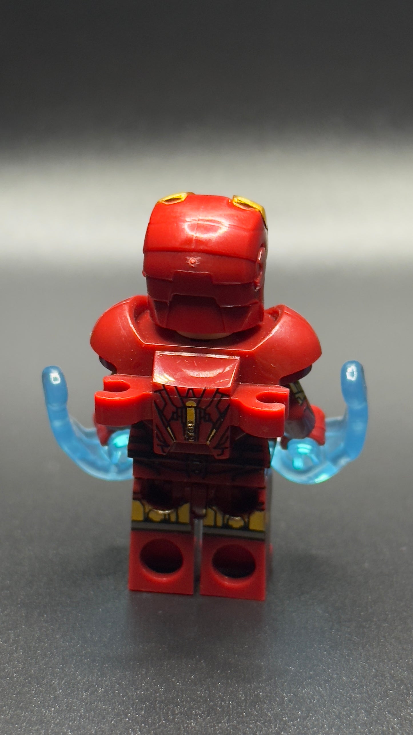 Custom Iron Man Minifigure – Marvel Tony Stark Avengers Mini Action Figure