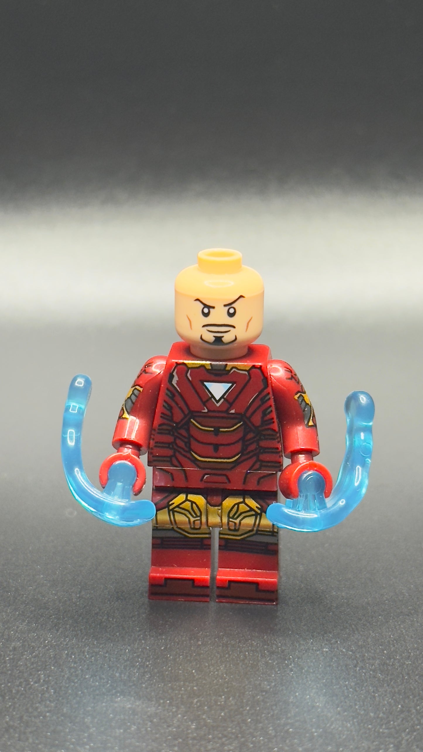 Custom Iron Man Minifigure – Marvel Tony Stark Avengers Mini Action Figure