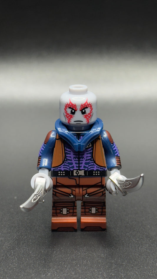 Custom Drax Minifigure – Marvel Guardians of the Galaxy Destroyer